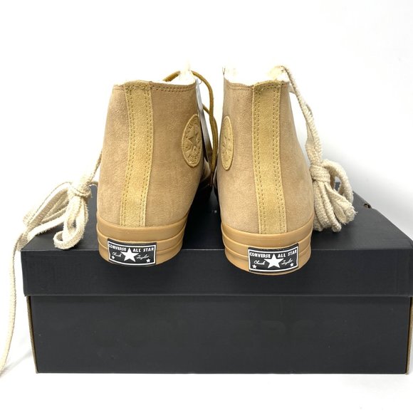 Converse Chuck 70 Sneakers Men High Top Boots winter Suede Faux Fur Size 166318C - Picture 4 of 9